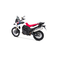 Echappement BMW F 800 GS, Inox satiné, slip on, E-Marked, + Cat.