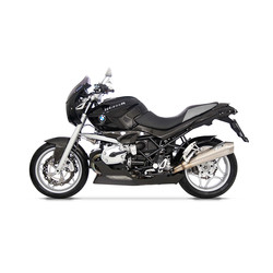 Silencieux arrière BMW R 1200 R, 09-, Stainless satin, slip on, E-Marked, + Cat.