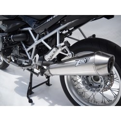 Schalldämpfer hinten BMW R 1200 GS, 10-12, Edelstahl Satin, Slip-On, E-Markiert