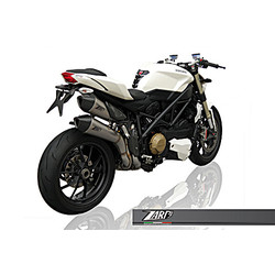 Système d'échappement Ducati Streetfighter, inoxydable avec capuchon CarbonEnd, E-Marked, + Cat.