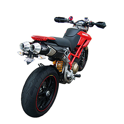 Zard Einddemper Ducati Hypermotard 796/1100, roestvrij-carbon, slip-on, E-markering