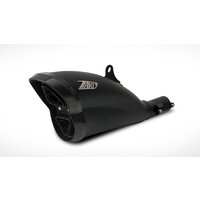 Exhaust Ducati Diavel, Stainless Black, Carbon End Cap, slip on, E-Marked, Cat.