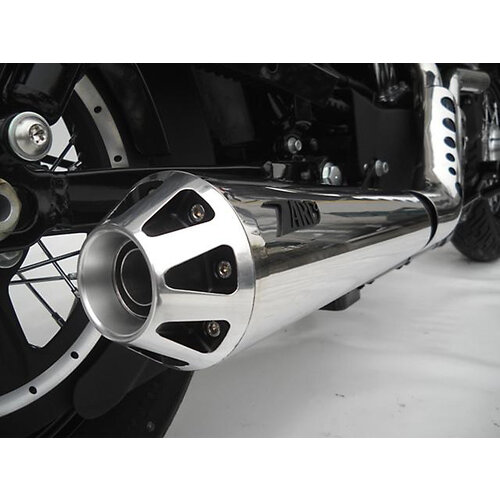 Zard Vollauspuff Harley Davidson Sportster, 06-13, Edelstahl poliert, E-Markiert, + Cat.