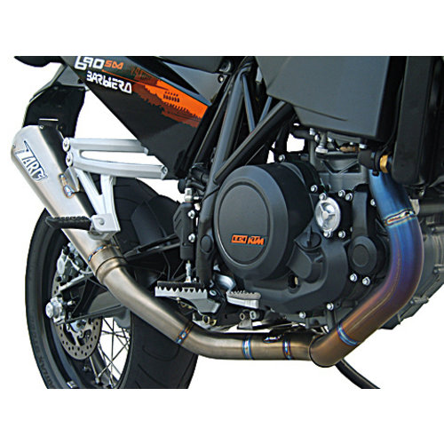 Zard Système d'échappement KTM 690 SM, acier inoxydable, marquage E, + Cat.