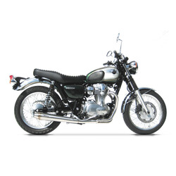 Exhaust System Kawasaki W 800 Tapered Round Full Kit 2-1