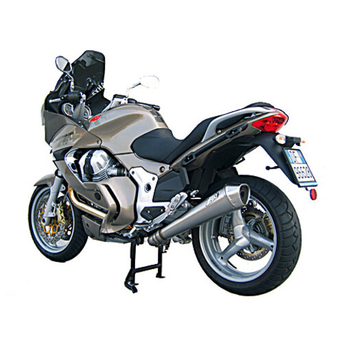 Zard Pot d'échappement Moto Guzzi Norge 1200, Inox, slip on, E-Marked, + Cat.