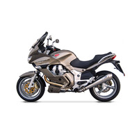 Uitlaat Moto Guzzi Norge 1200, RVS, slip on, E-Marked, ab 2011
