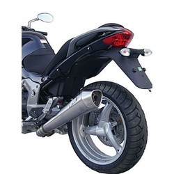 Pot d'échappement Moto Guzzi Breva V 1200, inoxydable, slip on, E-Marked, + Cat., Ab 2011