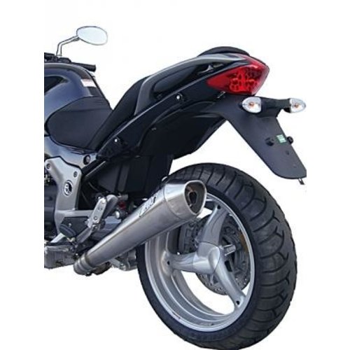 Zard Pot d'échappement Moto Guzzi Breva V 1200, inoxydable, slip on, E-Marked, + Cat., Ab 2011