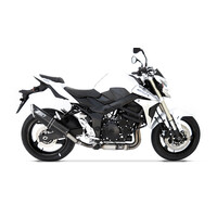 PENTA-Uitlaat Suzuki GSR 750, Alu Zwart, slip on, E-gemarkeerd