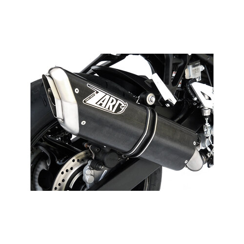 Zard PENTA-Exhaust Suzuki GSR 750, Alu Black, slip on, E-Marked