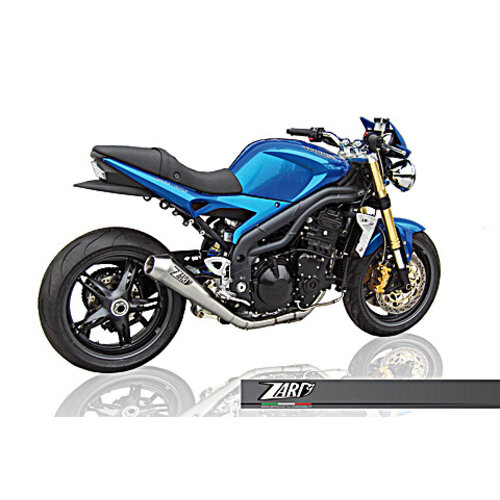 Zard Uitlaat Triumph Speed Triple, 05-06, RVS, slip-on 3-1, E-gemarkeerd