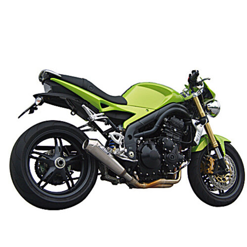 Zard Uitlaat Triumph Speed Triple, 07-10, RVS, slip-on 3-1, E-gemarkeerd, + Cat.