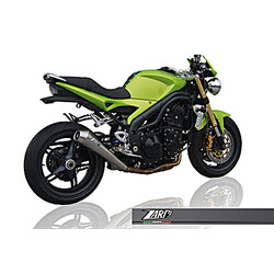 Exhaust  Triumph Speed Triple 1050, 11, Stainless, slip on 3-1, E-Marked, Taperede End Cap