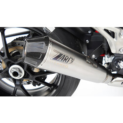 Echappement Triumph Speed Triple 1050, 11, Titan, slip on 3-1, E-Marked, Taperede End Cap