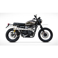 Auspuffanlage Triumph Scrambler, 08-15 Einspritzung, hoch montierte Sonderedition