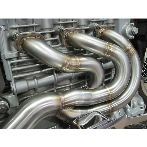 Zard Exhaust System Triumph Roadster/Rocket 3, 05-11, Stainless, Tapered Round, E-Marked