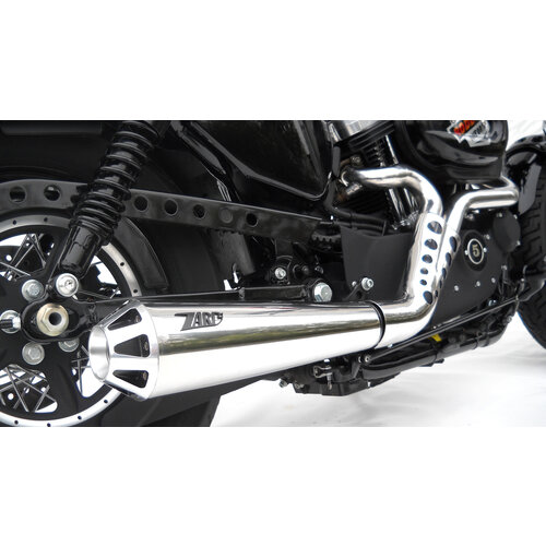 Zard Vollauspuff Harley Davidson Sportster, 14-, rostfrei, E-markiert, + Cat.