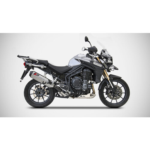 Zard PENTA-Uitlaat Triumph Tiger Explorer, 12-, 3-1, RVS, slip-on, E-keurmerk