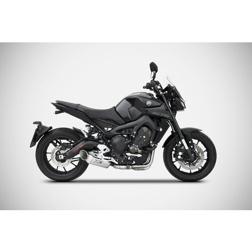 Zard Full Exhaust  Yamaha MT-09/XSR 900, Euro 4, Basso Full Kit 3-1, Stainless, E-Marked