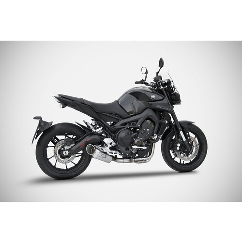 Zard Vollauspuff Yamaha MT-09 / XSR 900, Euro 4, Basso Full Kit 3-1, Edelstahl, E-Markierung