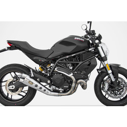 Echappement Special Edition Ducati Monster 797, 17-, Inox, slip on, E-Marked, Euro 4