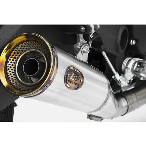 Zard Pot d'échappement Zuma Ducati Monster 797, 17-, Inox, slip on, E-Marked, Euro 4