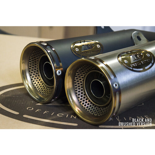 Zard Pot d'échappement Zuma Ducati Monster 797, 17-, Inox, slip on, E-Marked, Euro 4