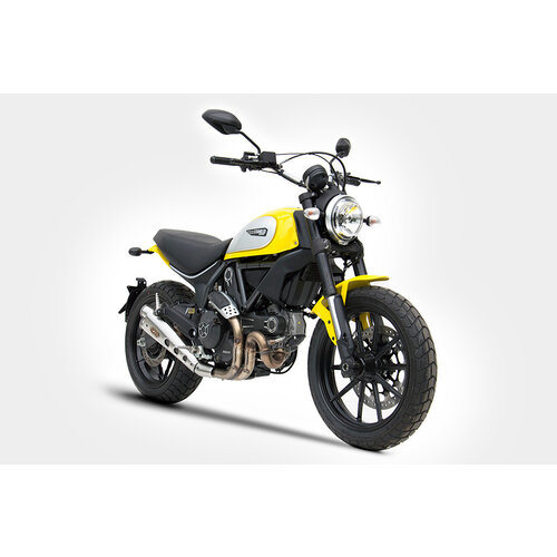 Zard Uitlaat Special Edition Ducati Scambler 800, 17-, RVS, slip on, E-Marked, Euro 4