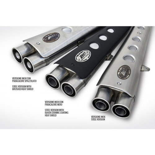Zard Auspuff Special Edition Ducati Scambler 800, 17-, Edelstahl, Slip-On, E-Kennzeichnung, Euro 4