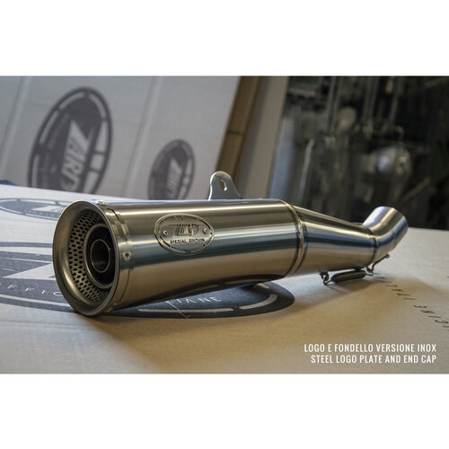 Zard Auspuff Zuma Ducati Scrambler 800, 17-, Edelstahl, Slip-On, E-Kennzeichnung, Euro 4