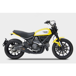 Uitlaat Basso Ducati Scrambler 800, 17-, RVS, slip on, E-Marked, Euro 4