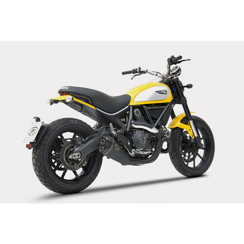 Zard Exhaust  Basso Ducati Scrambler 800, 17-, Stainless, slip on, E-Marked, Euro 4