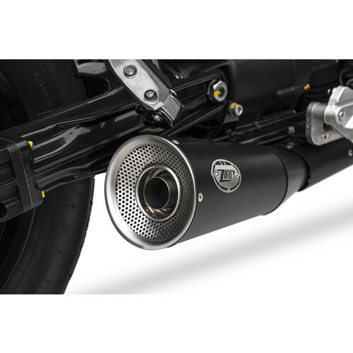 Zard Exhaust  Moto Guzzi V9 Bobber-Roamer, 17-, Stainless, slip on, E-Marked, Euro 4