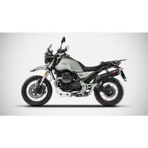 Zard Moto Guzzi V85 TT, Bj. 2019-, slip on 2-1, E-Marked