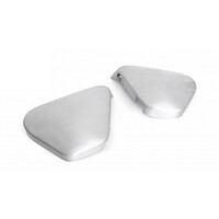 Triumph Seitendeckel div., Alu Bruhed L + R