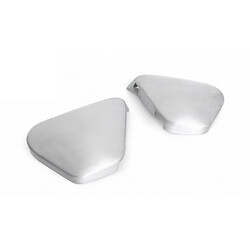 Triumph Seitendeckel div., Alu Bruhed L + R