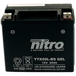 YTX20L-BS Super Sealed Battery
