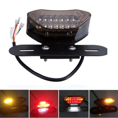 MCU Taillight With Integraded Indicators 'Clear'