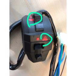 22MM Aluminium handlebar switch right (small optical defect SALE)