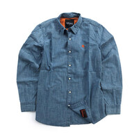 Bear Premium Denim Shirt Light Blue
