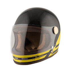 Roadster II helm - geel / zwart