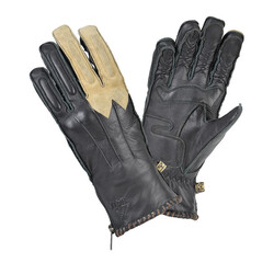 Winter Skin gloves - black/cream