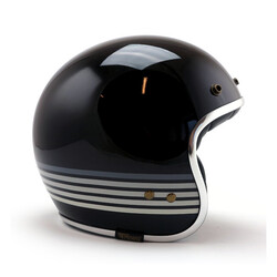 Jettson Graphite Sky Helm Glanzend Zwart