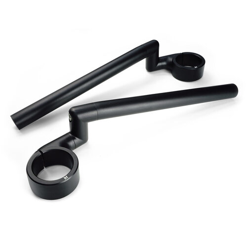 High Rise Adjustable Clip-ons 25°  Black