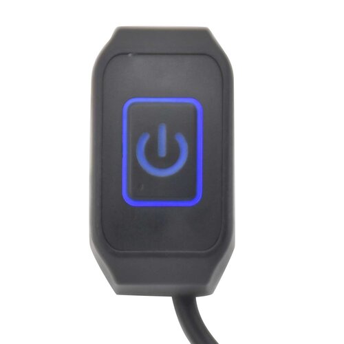 1 knop "Manual-Return" lichtschakelaar - blauw