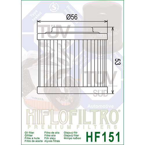 Hiflo Oil Filter HF151