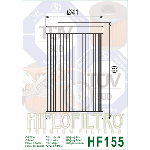 Hiflo Oliefilter HF155