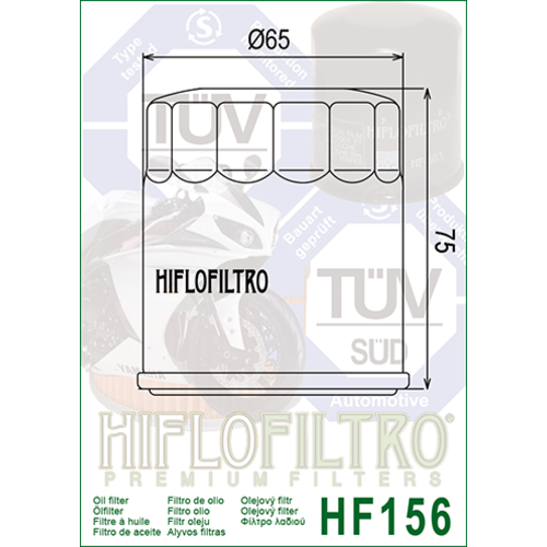Hiflo Oliefilter HF156