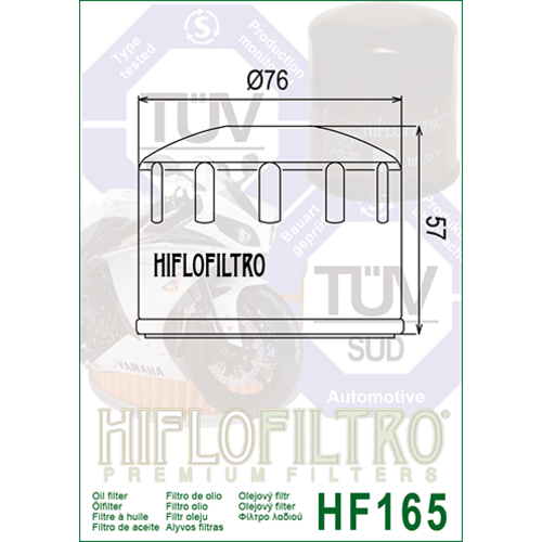 Hiflo Filtre à huile HF165
